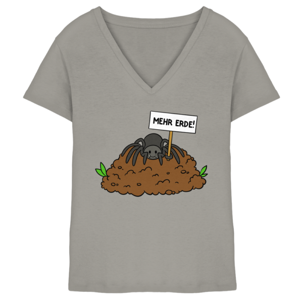 Mehr Erde! - Damen V-Neck Shirt