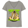 HAWK TUAH - Spit on that thing! - gelb - Damen V-Neck Shirt