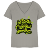 Liliths Colorful Garden Graffiti Logo - Damen V-Neck Shirt
