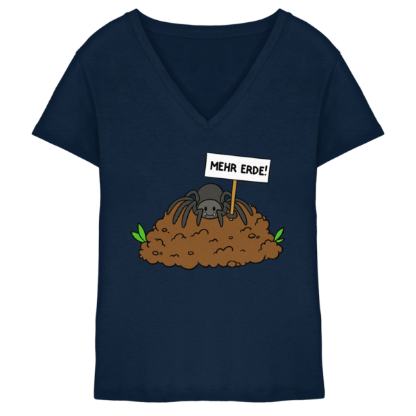 Mehr Erde! - Damen V-Neck Shirt