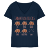 Vogelspinnen Tricks - Sitz, Platz, bleib! - Damen V-Neck Shirt