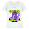 HAWK TUAH - Spit on that thing! - lila - Damen V-Neck Shirt