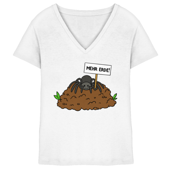 Mehr Erde! - Damen V-Neck Shirt