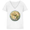Liliths Colorful Garden Logo 'Hakennasennatter' - Damen V-Neck Shirt