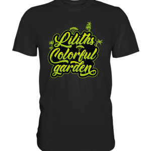 Liliths Colorful Garden Graffiti Logo - Herren/Unisex Premium Shirt