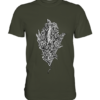 Baumeidechse Geometric Art - Herren/Unisex Premium Shirt