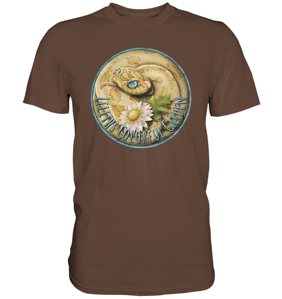 front-premium-shirt-62483a-558x-10.png Liliths Colorful Garden Logo 'Hakennasennatter' - Herren/Unisex Premium Shirt