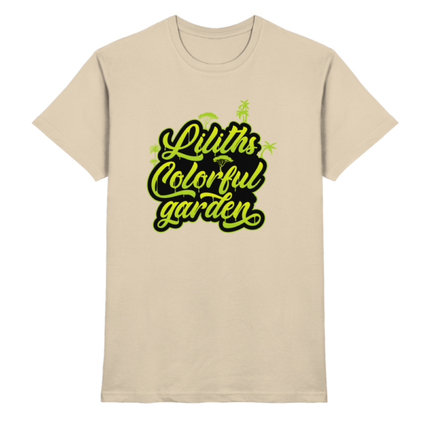 Liliths Colorful Garden Graffiti Logo - Herren/Unisex Premium Shirt
