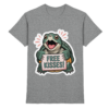 Schnappschildkröte 'Free Kisses!' - Herren/Unisex Premium Shirt