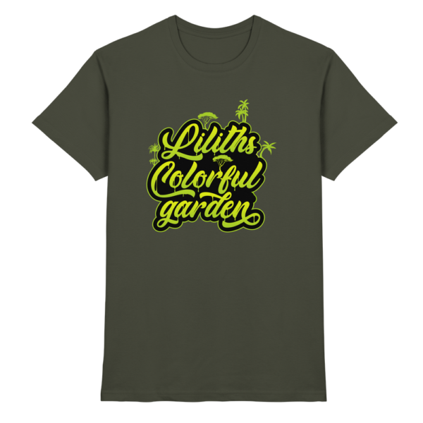 Liliths Colorful Garden Graffiti Logo - Herren/Unisex Premium Shirt