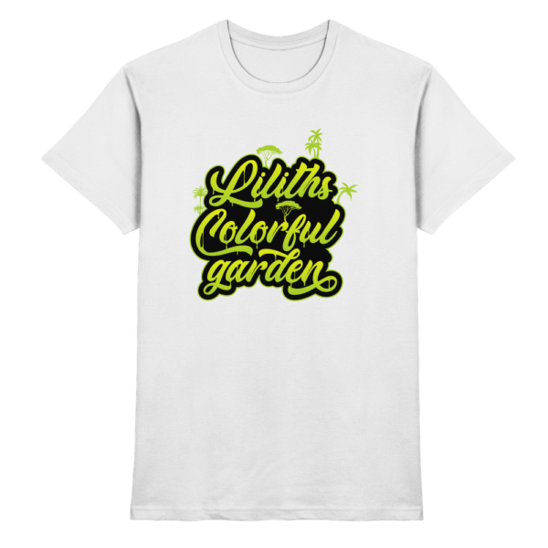Liliths Colorful Garden Graffiti Logo - Herren/Unisex Premium Shirt