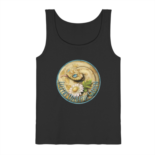 front-tank-top-black-262-60d5-1000x.png Liliths Colorful Garden Logo 'Hakennasennatter' - Herren/Unisex Tank-Top
