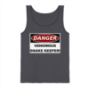 Warnschild: Danger! Venomous Snake Keeper! - Herren/Unisex Tank-Top