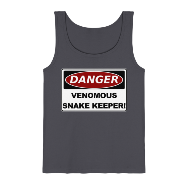 Warnschild: Danger! Venomous Snake Keeper! - Herren/Unisex Tank-Top