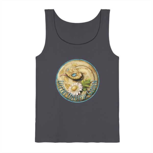 front-tank-top-charcoal-262-60d5-1000x.png Liliths Colorful Garden Logo 'Hakennasennatter' - Herren/Unisex Tank-Top