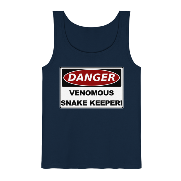Warnschild: Danger! Venomous Snake Keeper! - Herren/Unisex Tank-Top