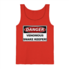 Warnschild: Danger! Venomous Snake Keeper! - Herren/Unisex Tank-Top