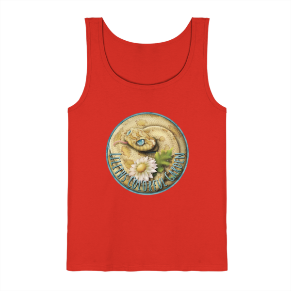 front-tank-top-red-262-60d5-1000x.png Liliths Colorful Garden Logo 'Hakennasennatter' - Herren/Unisex Tank-Top