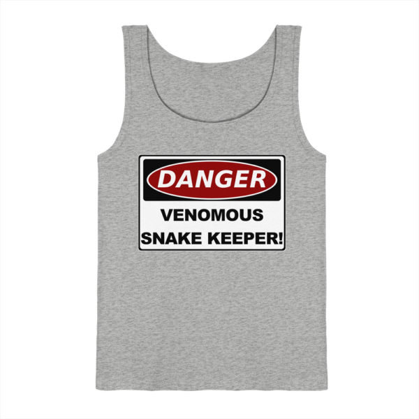 Warnschild: Danger! Venomous Snake Keeper! - Herren/Unisex Tank-Top