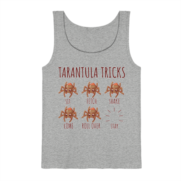 front-tank-top-sport-grey-meliert-262-cea1-1000x.png Vogelspinnen Tricks - Sitz, Platz, bleib! - Herren/Unisex Tank-Top