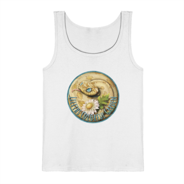 front-tank-top-white-262-60d5-1000x.png Liliths Colorful Garden Logo 'Hakennasennatter' - Herren/Unisex Tank-Top