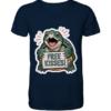 Schnappschildkröte 'Free Kisses!' - Herren/Unisex V-Neck Shirt