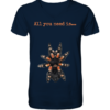 front-v-neck-shirt-0e2035-558x-12.png All you need is...Vogelspinne - Herren/Unisex V-Neck Shirt