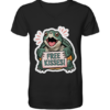 Schnappschildkröte 'Free Kisses!' - Herren/Unisex V-Neck Shirt