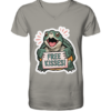 Schnappschildkröte 'Free Kisses!' - Herren/Unisex V-Neck Shirt