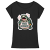 Schnappschildkröte 'Free Kisses!' - Damen Extended Shoulder T-Shirt