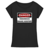 Warnschild: Danger! Venomous Snake Keeper! - Damen Extended Shoulder T-Shirt