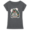Schnappschildkröte 'Free Kisses!' - Damen Extended Shoulder T-Shirt