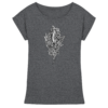 Baumeidechse Geometric Art - Damen Extended Shoulder T-Shirt