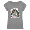 Schnappschildkröte 'Free Kisses!' - Damen Extended Shoulder T-Shirt