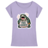 Schnappschildkröte 'Free Kisses!' - Damen Extended Shoulder T-Shirt