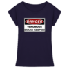 Warnschild: Danger! Venomous Snake Keeper! - Damen Extended Shoulder T-Shirt