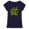 Liliths Colorful Garden Graffiti Logo - Damen Extended Shoulder T-Shirt