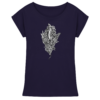 Baumeidechse Geometric Art - Damen Extended Shoulder T-Shirt